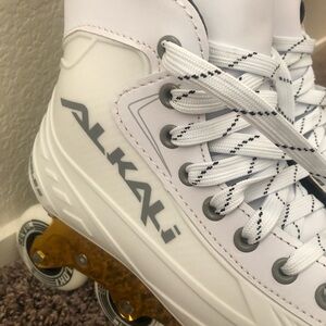 Alkali White Roller Skates
